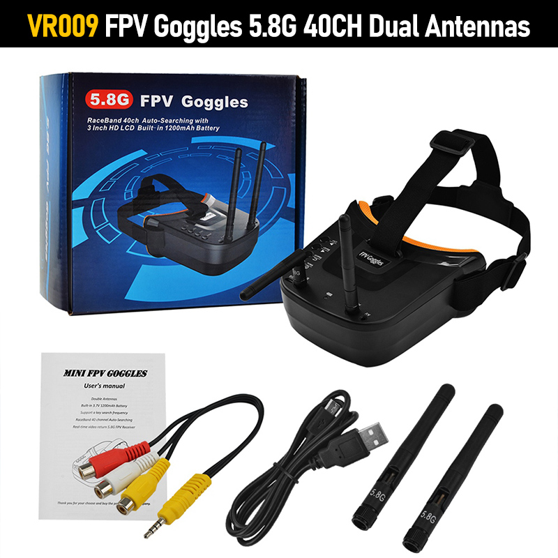 VR009 FPV 고글 3.0인치 480*320 LCD - Fpv Drone Goggles 리뷰 및 가격